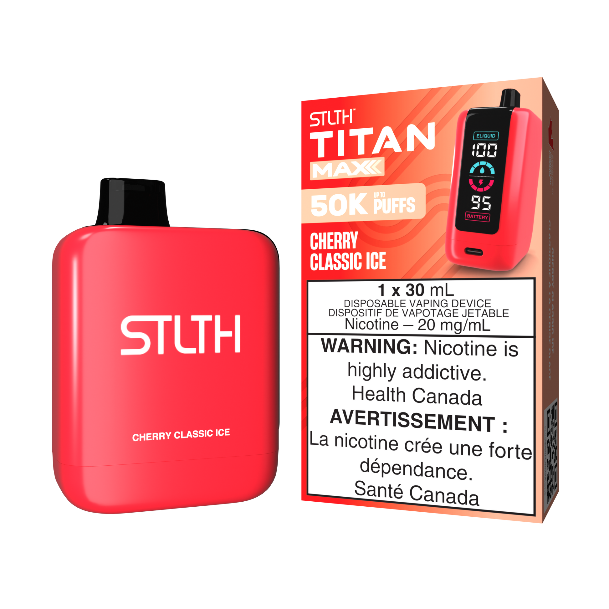 STLTH TITAN MAX - Cherry Classic Ice