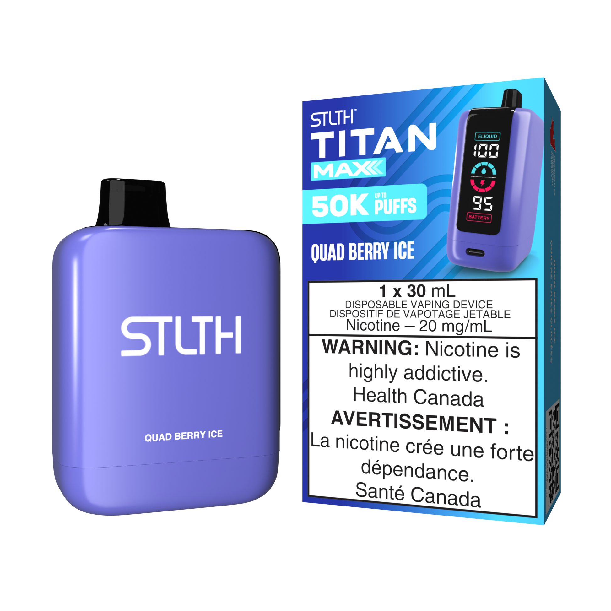 STLTH TITAN MAX - Quad Berry Ice