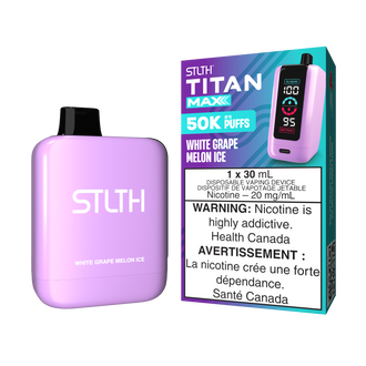 STLTH TITAN MAX - White Grape Melon Ice