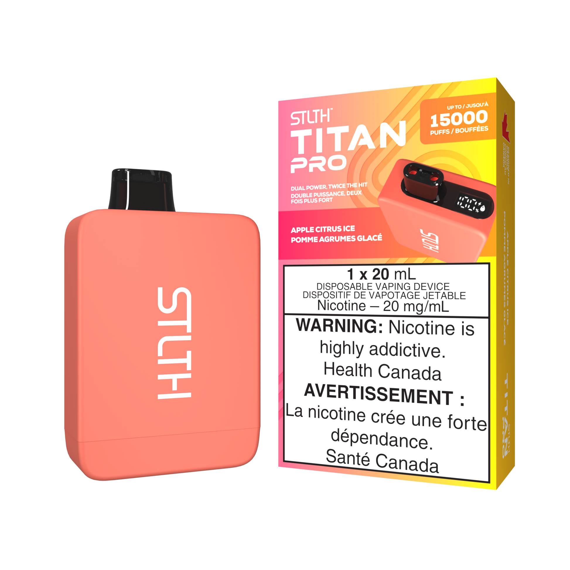 STLTH TITAN PRO - Apple Citrus Ice