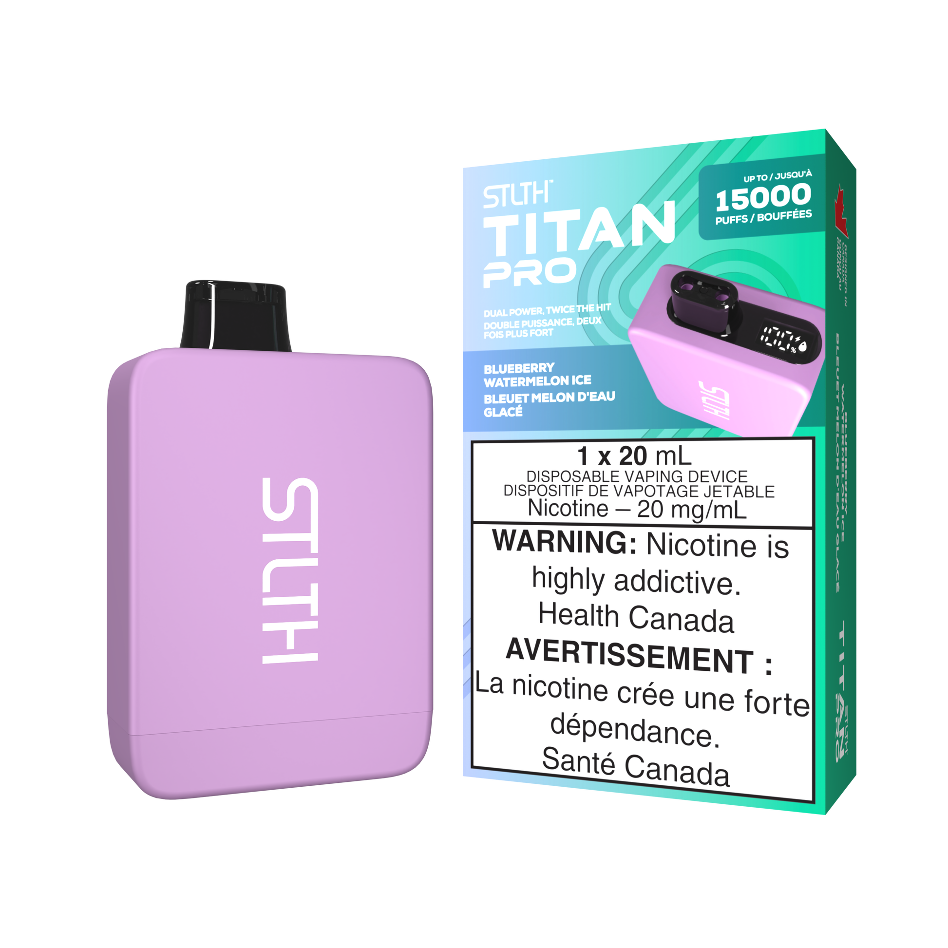 STLTH TITAN PRO - Blueberry Watermelon Ice