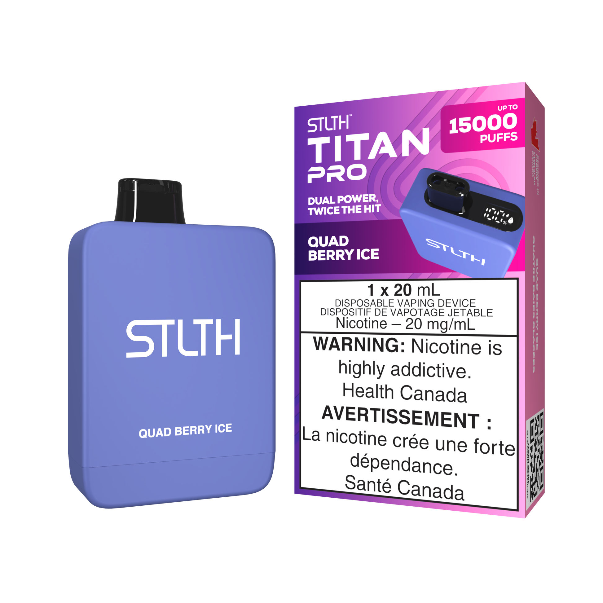 STLTH TITAN PRO - Quad Berry Ice