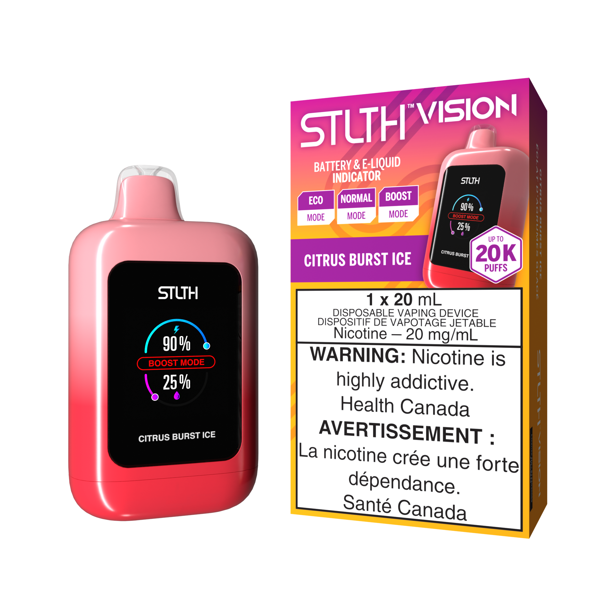 STLTH VISION - Citrus Burst Ice