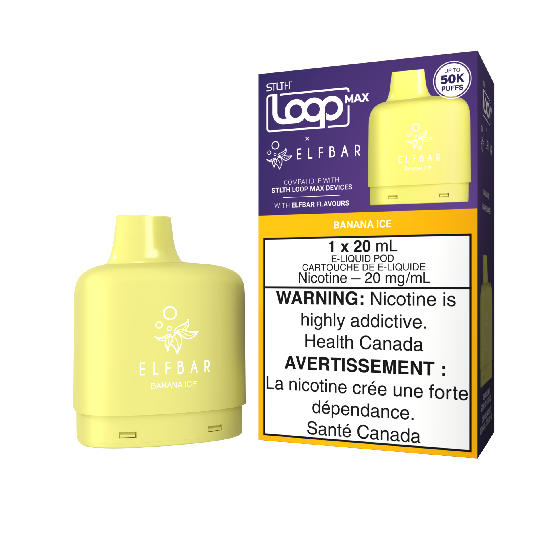 STLTH LOOP MAX X ELFBAR Pod Pack - Strawberry Banana Ice STLTH VAPE STLTH LOOP MAX X ELFBAR Pod Pack - Strawberry Banana Ice STLTH VAPE