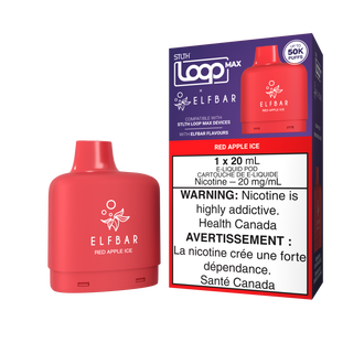 STLTH LOOP MAX X ELFBAR POD PACK - Red Apple Ice