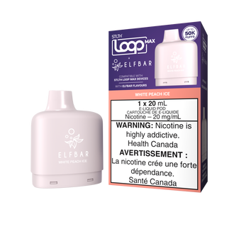 STLTH LOOP MAX X ELFBAR POD PACK - White Peach Ice