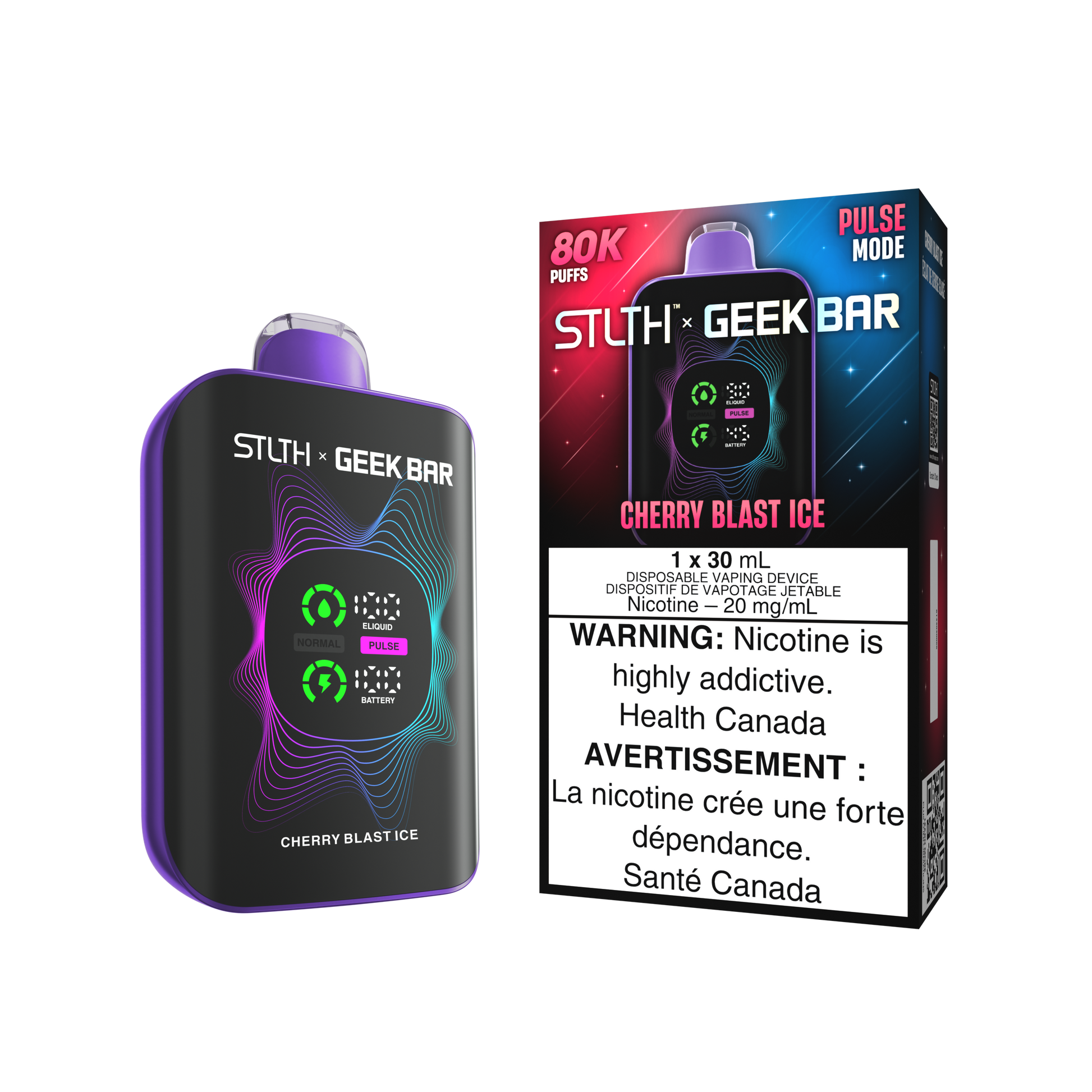 STLTH x GEEK BAR - Cherry Blast Ice