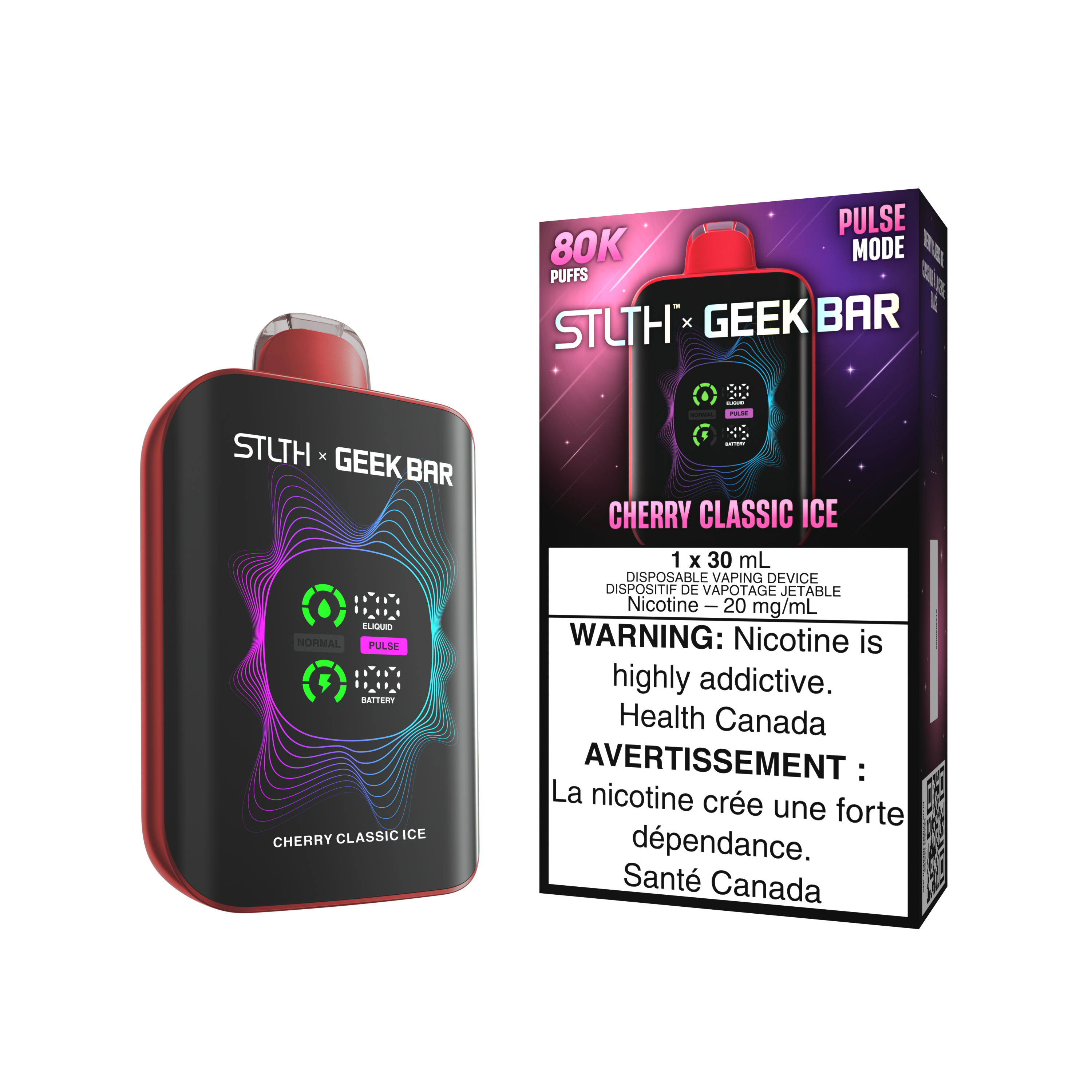 Cherry Bomb Geek Bar Pulse GEEK BAR PULSE Cherry Bomb – Insta Smoke And Vape  X Flavors