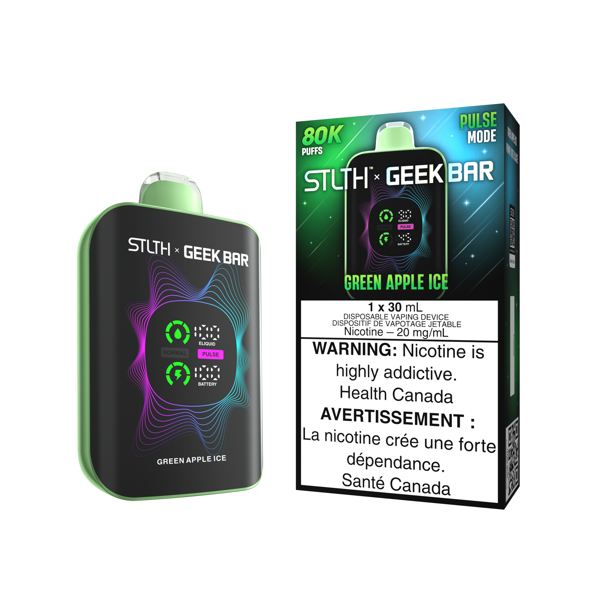 STLTH x GEEK BAR - Green Apple Ice