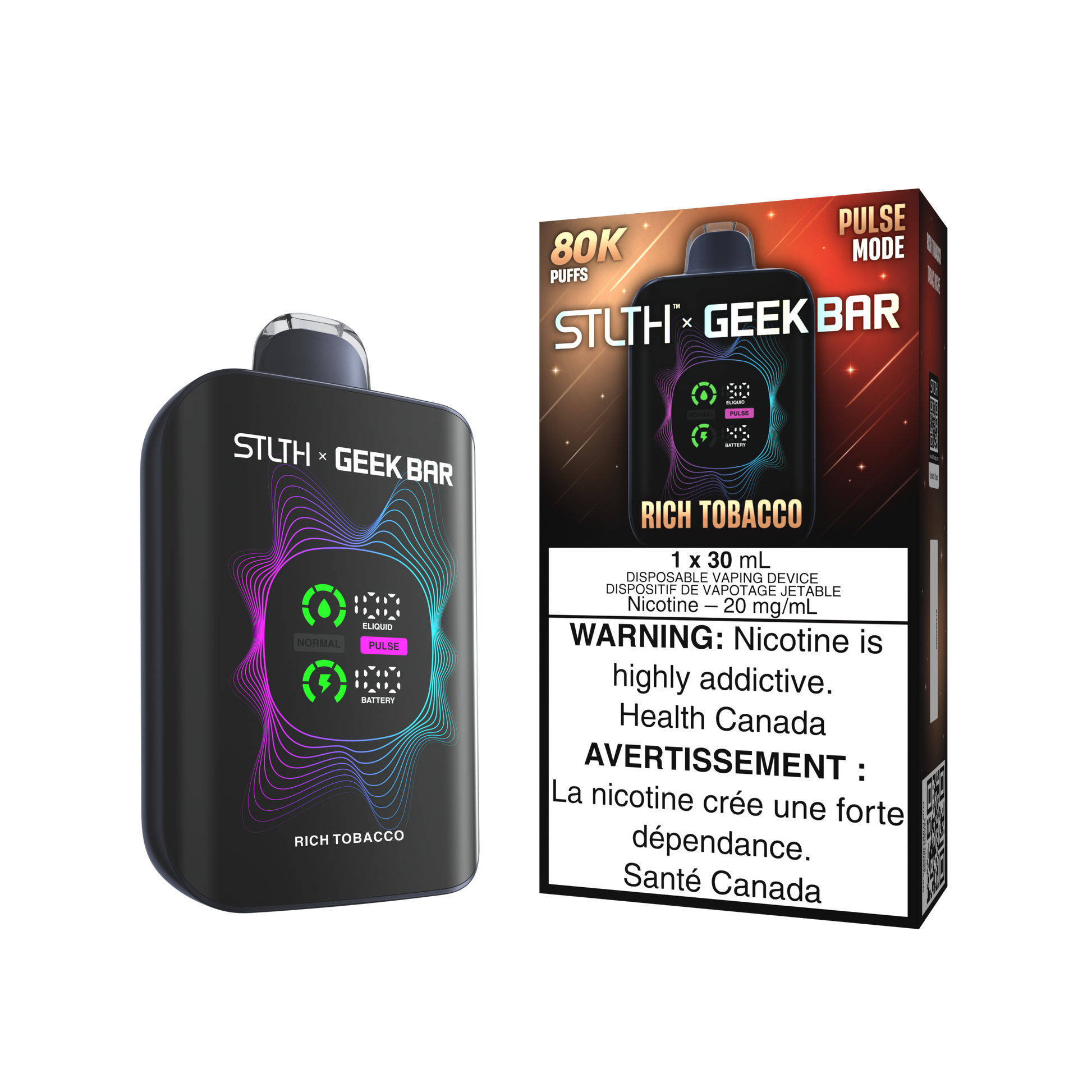 STLTH x GEEK BAR - Rich Tobacco STLTH VAPE STLTH x GEEK BAR - Rich Tobacco STLTH VAPE