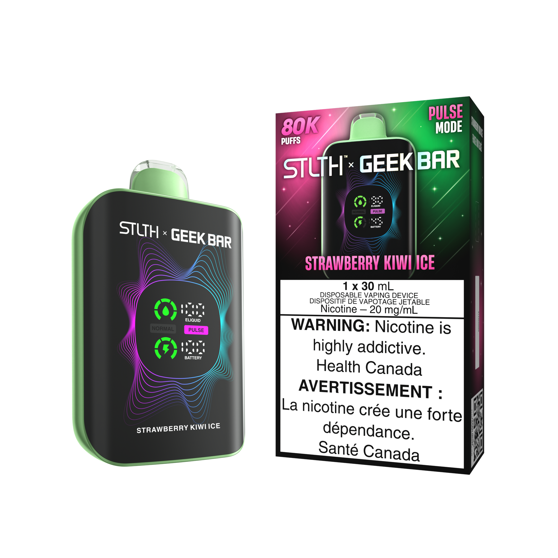 STLTH x GEEK BAR - Strawberry Kiwi Ice