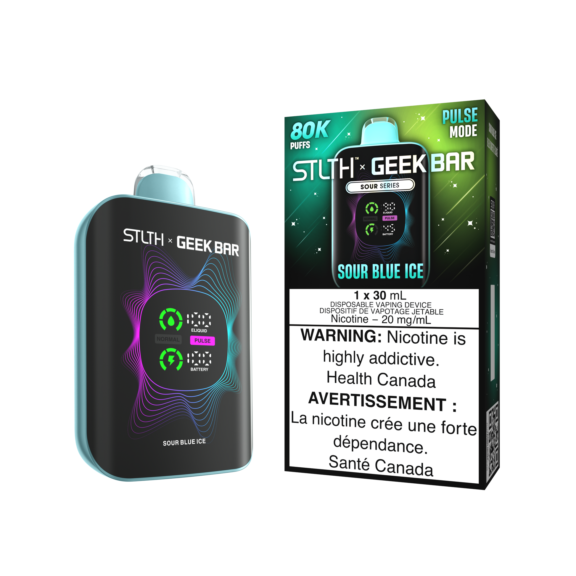 STLTH X GEEK BAR - Sour Blue Ice