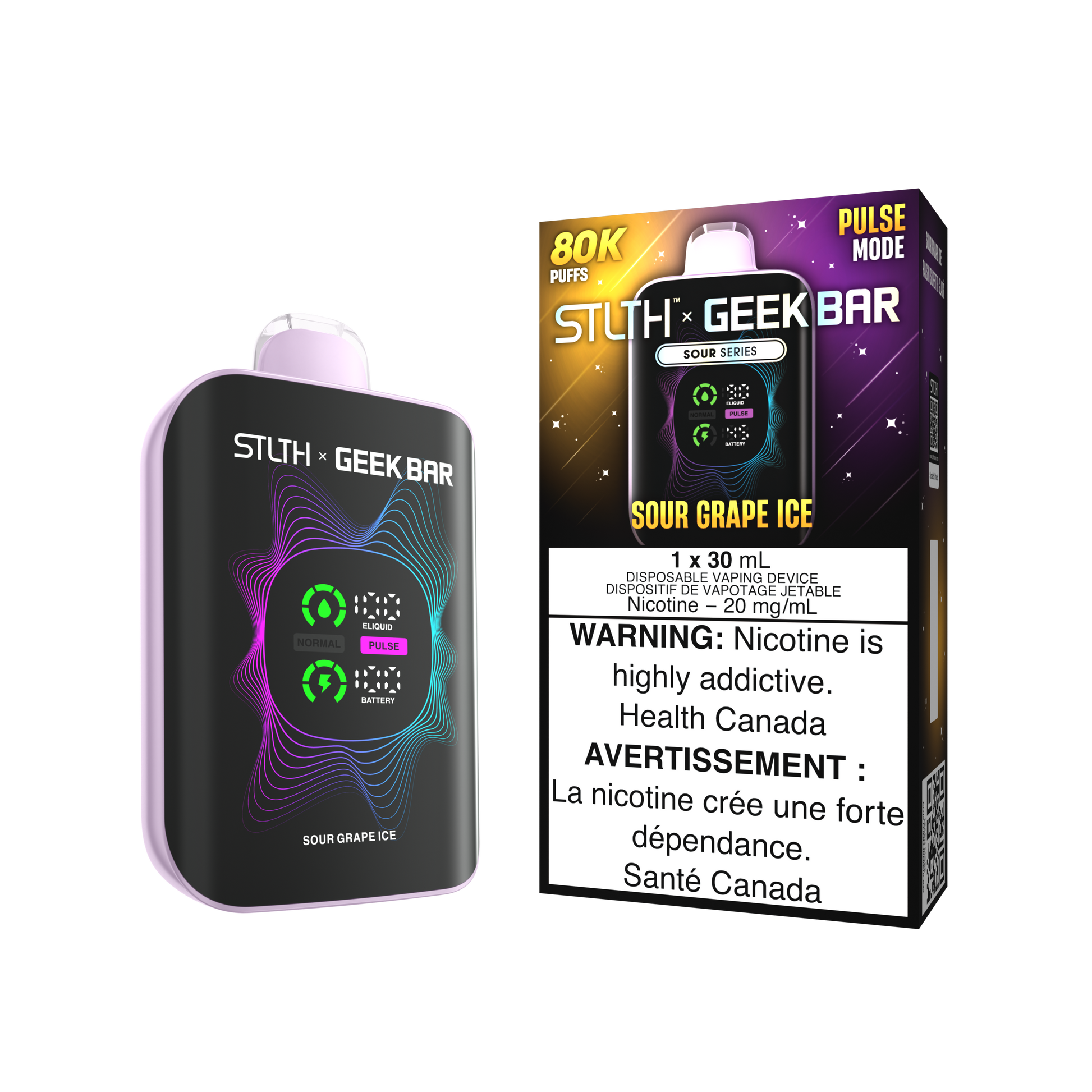 STLTH X GEEK BAR - Sour Grape Ice