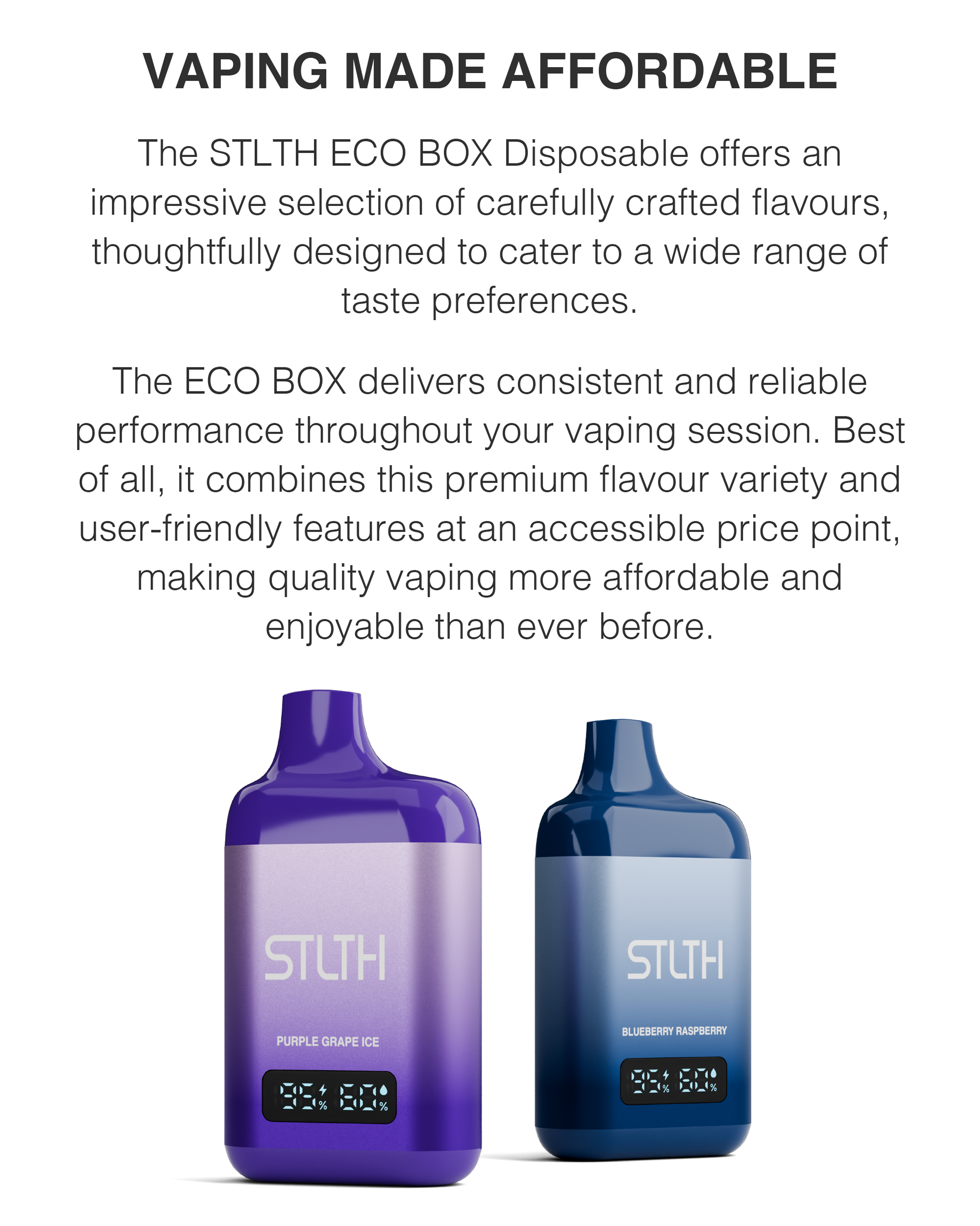 Learn more ECO BOX STLTH VAPE Learn more ECO BOX STLTH VAPE