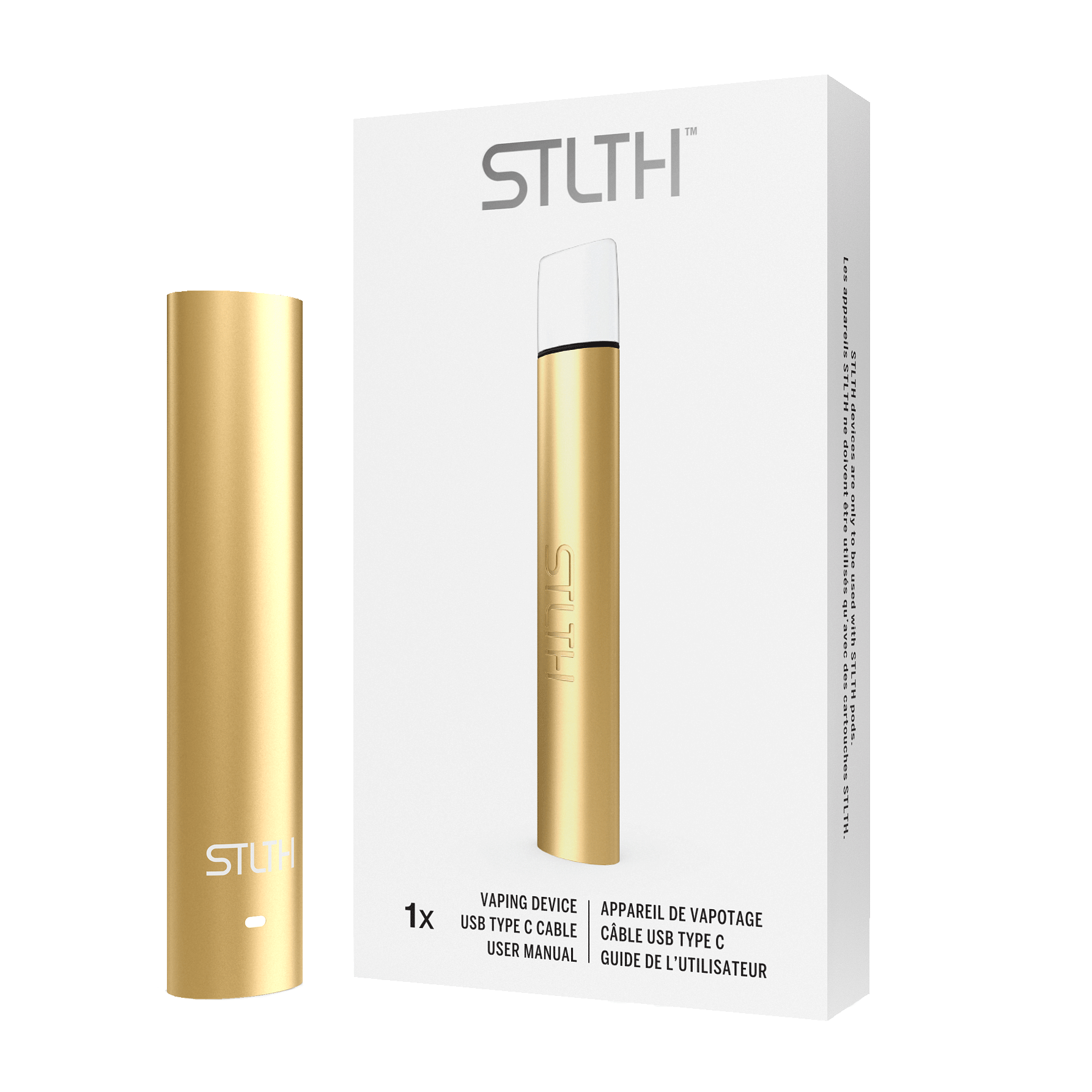 STLTH Device Type C - Gold Metal STLTH VAPE STLTH Device Type C - Gold Metal STLTH VAPE